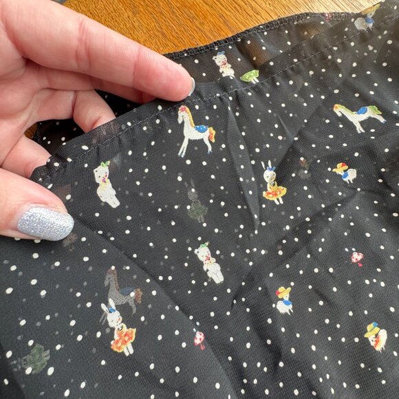 Chanya Retro Black Novelty Print Dress - Picture 6 of 9